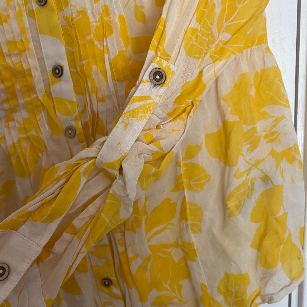 maeve anthropologie floral print button down blouse - Picture 3 of 4